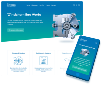 INCOM Webseite in neuem Gewand