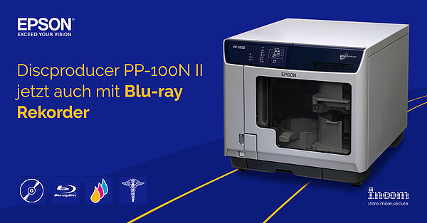 Discproducer PP-100N II jetzt auch mit Blu-ray Rekorder