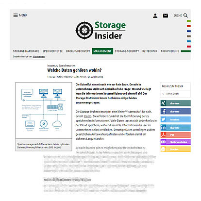 storage-insider.de vom 11.03.20